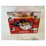 Hamilton Beach 6-Speed Hand Mixer and Stainless Steel Deep Fryer Set