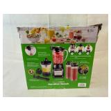 Hamilton Beach 3-in-1 Blend and Juice System with Glass Jar, Juicer, and 2 Travel Jars