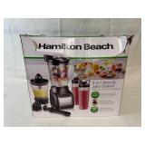 Hamilton Beach 3-in-1 Blend and Juice System with Glass Jar, Juicer, and 2 Travel Jars