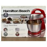 Hamilton Beach Classic Stand Mixer with 6 Speeds and Attachments