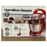 Hamilton Beach Classic Stand Mixer with 6 Speeds and Attachments