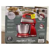 Hamilton Beach Classic Stand Mixer with 6 Speeds and Attachments
