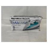 Hamilton Beach Steam Iron with Stainless Steel Soleplate in Damaged Box