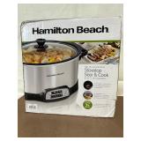 Hamilton Beach Stovetop Sear & Cook 6 Quart Slow Cooker