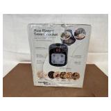 Hamilton Beach 8-Cup Rice Cooker and Steamer with Rice Rinse Basket