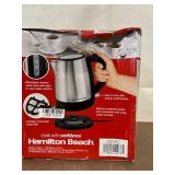 Hamilton Beach Electric Kettle 1 Liter 1500W Stainless Steel