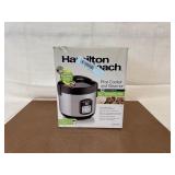 Hamilton Beach 8 Cup Rice Cooker and Steamer with Rice Rinser Basket