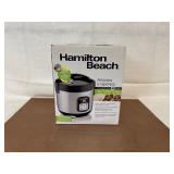 Hamilton Beach 8 Cup Rice Cooker and Steamer with Rice Rinser Basket