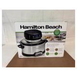 Hamilton Beach 2-in-1 Air Fry Slow Cooker 6 Quart Capacity