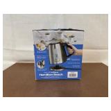 Hamilton Beach Stainless Steel Electric Kettle 1.2 Liter Not Sealed Box