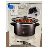 Hamilton Beach 3 Quart Slow Cooker with Glass Lid