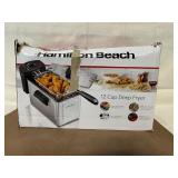 Hamilton Beach 12 Cup Deep Fryer with 3 Liter Capacity, Damaged Box