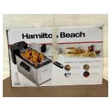 Hamilton Beach 12 Cup Deep Fryer with 3 Liter Capacity, Damaged Box