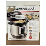 Hamilton Beach QuikCook 8 Quart Pressure Cooker, Not Sealed Box