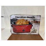 Hamilton Beach Roaster Oven in Red, Damaged Packaging