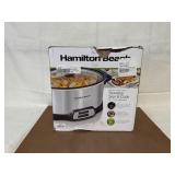 Hamilton Beach Stovetop Sear & Cook 6 Quart Slow Cooker in Box