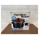 Hamilton Beach 2.8L Slow Cooker with Stoneware Pot and Glass Lid