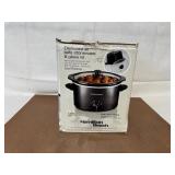 Hamilton Beach 2.8L Slow Cooker with Stoneware Pot and Glass Lid