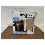 Hamilton Beach 2.8L Slow Cooker with Stoneware Pot and Glass Lid