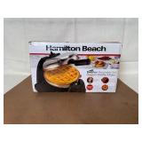 Hamilton Beach Durathon Removable Grid Belgian Waffle Maker in Open Box