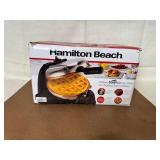 Hamilton Beach Durathon Removable Grid Belgian Waffle Maker in Open Box