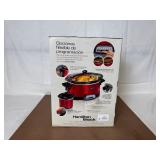 Hamilton Beach Stay or Go 7 Qt Programmable Slow Cooker with Party Dipper