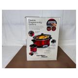 Hamilton Beach Stay or Go 7 Qt Programmable Slow Cooker with Party Dipper