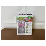 Hamilton Beach Stack & Press 3 Cup Food Chopper Unsealed Box