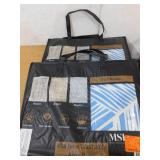 (2) MSI Illusion 60 in. x 84 in. Blue Polyester Cotton Geometric Indoor Area Rug