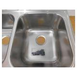 Elkay Parkway 33 in. Drop-in Single Bowl 20-Gauge Stainless Steel Kitchen Sink