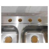 Elkay Parkway 33 in. Drop-in Single Bowl 20-Gauge Stainless Steel Kitchen Sink