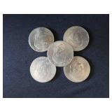 5-1776-1976 BICENTENNIAL COINS