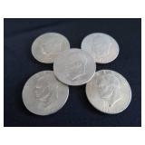 5-1776-1976 BICENTENNIAL COINS