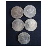 5-1776-1976 BICENTENNIAL COINS