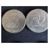 BICENTENNIAL-EISENHOWER DOLLAR COINS