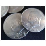 BICENTENNIAL-EISENHOWER DOLLAR COINS