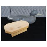 SOLID WOODEN HANDCRAFTED DECOY