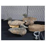 4 CORK DUCK DECOYS