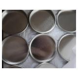 NEW IN BOX / CASE ILLUME SILVER TIN CANS