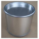 NEW IN BOX / CASE ILLUME SILVER TIN CANS