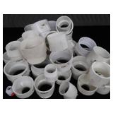 BOX OF PVC FITTINGS
