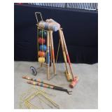 VINTAGE CROQUET SET