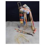 VINTAGE CROQUET SET