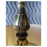 GORGEOUS VINTAGE AMBER GLASS LAMP