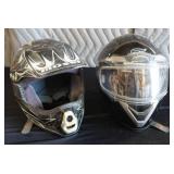 PAIR OF HELMETS