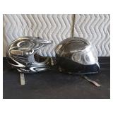 PAIR OF HELMETS