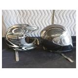 PAIR OF HELMETS