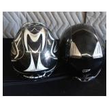 PAIR OF HELMETS