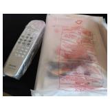 NIB PHILIPS DVD / VHS & SANYO TV W/ REMOTE.