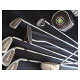 SET OF GOLF CLUBS